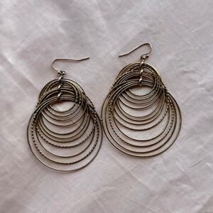 2.25” Layered Circle Earrings